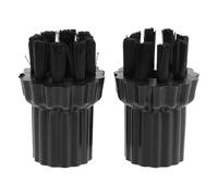 Hemobllo Lot de 2 Têtes de Brosse de Rechange en Nylon pour Balai Vapeur - Accessoires de Nettoyage Compatibles Sols Parquet Carrelage et Marbre - Rotation Multi-Angles pour Nettoyage en