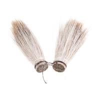 Hemobllo Lot de 2 Têtes de Pinceaux Chinois de Rechange N°3 en Poils Haute Densité Compatibles Pinceaux de Calligraphie pour Dessin Écriture et Peinture Usage Artistique à L’Atelier