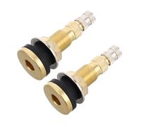 Hemobllo Lot De 2 Valves De Pneu Tubeless en Cuivre pour Tracteur Et Véhicule Agricole, Embouts De Gonflage Étanches, Compatibles Pneus sans Chambre à Air, Usage Agricole Et Industriel