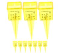 Hemobllo Lot de 20 Compteurs d'eau pour Pelouse Jauge D'Arrosage Pluviomètre Outil De Mesure des Précipitations pour Pelouse Extérieure Tube De Remplacement pour Jauge