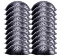 Hemobllo Lot de 20 Coussinets en Plastique pour Pot de Fleurs, Tapis en Maille Respirant, Diamètre 4,2 Cm, Forme Bol, Filtre Anti-Fuite pour Trous de Plantation, Accessoire Jardinage