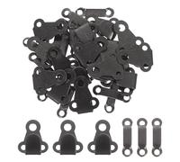 Hemobllo Lot de 20 Crochets Métalliques Invisibles à Coudre Gris Foncé pour Vêtements, Fermetures à Agrafes pour Soutiens-gorge, Pantalons et Jupes, Accessoires de Couture Polyvalents