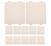 Hemobllo Lot de 20 Feuilles de Mica Résistantes à Haute Température 108X99 MM Plaque pour Four à Micro-Ondes Isolante Thermique et Découpe Facile pour Réparation et Entretien