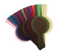 Hemobllo Lot de 20 Filtres De Couleur pour Flash Appareil Photo Correction Lumière Accessoire Photo Professionnel Vidéaste Couleur Multiple Transparent