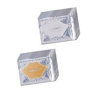 Hemobllo Lot De 20 Masques Lèvres Hydratants Et Nourrissants, Format Individuel, Masque De Soin Anti-âge, Pour Types De Peau, Usage Quotidien Et Les Lèvres Sèches, Couleurs Blanc Et Doré