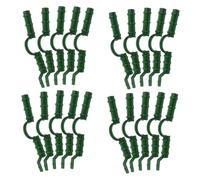 Hemobllo Lot de 20 Pinces De Serrage pour Serrage 8 Mm, Fixation Film Plastique Et Filet D’ombrage, Clips Robustes pour Tunnel De Jardin, Abris Et Protection Végétale