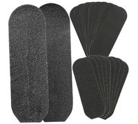 Hemobllo Lot De 20 Recharges De Limes à Pieds Multifonctions 13,3 x 4,3 Cm Papier De Verre Exfoliant Pour Soins Des Pieds Élimination Des Peaux Mortes Et Callosités Professionnels Et Particuliers