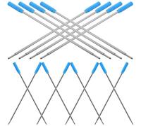 Hemobllo Lot de 20 Recharges de Stylo à Bille Remplaçables Bleu, Pointe Moyenne 1 Mm, Faciles à Installer, pour Étudiants et Stylo à Encre Gel
