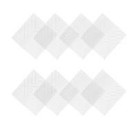 Hemobllo Lot de 20 Tapis De Mousse pour Aquarium en Acier Inoxydable avec Grille Métallique Remplaçable Ces Tapis en Maille Argentée sont Parfaits pour Créer Une Ambiance Aquatique