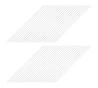 Hemobllo Lot de 200 Tubes Fins de Pulvérisation en PP Transparent 3 MM X 200 MM - Tube de Rechange pour Aérosol Buse de Nettoyant Mousse Compatible Nettoyage Ciblé et Entretien Machine