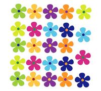 Hemobllo Lot de 24 Autocollants Magnétiques de Fleurs pour Porte de Garage et Réfrigérateur, Décor Polyvalent Design Charmant, Finition Solide et Effet Décoratif pour Maison Cuisine