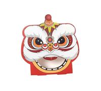 Hemobllo Lot de 24 Boîtes en Papier Forme Paquet Amulette Coffret de Bonbons du Nouvel An Chinois Emballage Festif pour Friandises Décorations de Fête et Présents