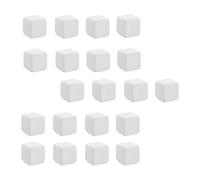 Hemobllo Lot de 24 Cubes de Calcium pour Tortues et Poissons, Matériau Synthétique Blanc, Longue Durée, Ne Pollue Pas l'eau, pour Aquarium et Sol de Reptiles