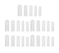 Hemobllo Lot de 25 Protège-fermetures Éclair en Silicone Souple, Multi-tailles, Anti-bruit et Résistants la Chaleur, pour Lave-linge et Sèche-linge, Protection Réutilisable pour Linge