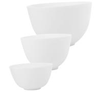 Hemobllo Lot de 3 Bols en Silicone pour Masques DIY Bol de Mélange Beauté Outils de Soins Visage Pratique et Flexible