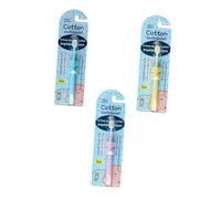 Hemobllo Lot de 3 Brosses à Dents Manuelles pour Garçon et Filles 2-8 Poils Souples des Gencives Manches Décor Éléphant Couleurs Rose Jaune et Bleu Adaptées à L 39 Apprentissage du