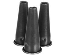 Hemobllo Lot de 3 Connecteurs de Manche Coniques pour Binette et Râteau, Accessoires de Jardinage en Métal Robuste, Taille Petite, pour Connexion et Extension de Manches en Bois, Usage