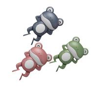 Hemobllo Lot De 3 Jouets De Bain pour Bébé Grenouilles à Remonter, Couleurs Bleue Rose Verte, Jouets Flottants pour Tout-Petits, Piscine Baignade Et Heure du Bain