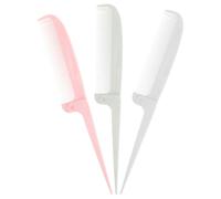 Hemobllo Lot de 3 Peignes Pliables en Plastique pour Séparation Précise, Adaptés à Tous Types de Cheveux, pour Coiffure et Stylisme Portable