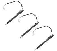 Hemobllo Lot de 3 Stylets Capacitifs Antidérapants 4 MM en Plastique pour Tablette et Mobile Stylet Tactile Haute Sensibilité pour Écrans Capacitifs Stylo D’Écriture Précis Compatible