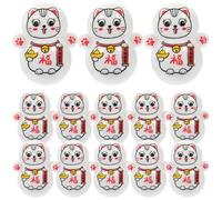 Hemobllo Lot de 30 Gobelets Jouets Oscillants en Plastique Mini Décoration Chat Amulette Motif Cartoon Adorable pour Bureau et Fête Décoration Chat en Vrac Gobelet Minuteur