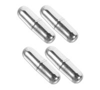 Hemobllo Lot de 4 Barres Magnétiques en Acier Inoxydable 6x22mm pour Agitation Automatique, Bâtonnets Mélangeurs Polyvalents pour Laboratoire, Cocktails et Boissons, Outil Réutilisable