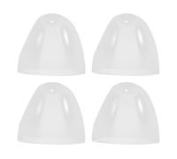 Hemobllo Lot de 4 Couvercles de Biberons à Col Large pour Bébé, Accessoires Étanches en Plastique Solide, Bouchons Anti-poussière Pratiques pour Alimentation à Domicile et Voyage