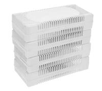 Hemobllo Lot de 4 Désodorisants pour Réfrigérateur Charbon Actif Boîte Compacte Absorbant Odeurs pour Congélateur Désodorisant Domestique pour Maison Cuisine