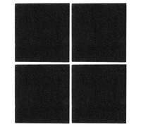 Hemobllo Lot de 4 Filtres pour Bac à Litière pour Chat Charbon Actif Feuilles Désodorisantes 65 X6 Épaisseur 1 CM Recharge Anti-Odeurs pour Litière Remplacement Filtre Toilettes