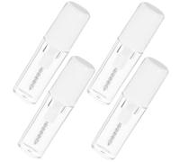 Hemobllo Lot de 4 gels transparents pour sourcils et cils : mascara transparent, waterproof et résistant à la transpiration, pour un coiffage précis des sourcils - Outil de maquillage pour