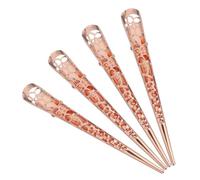 Hemobllo Lot de 4 Pinces à Cheveux Ajourées en Alliage Doré Petites Barrettes Légères sans Traces pour Femmes et Filles Maintien Sûr pour Coiffures Quotidiennes et Occasions Spéciales