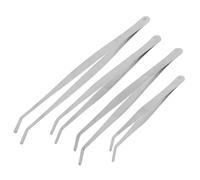 Hemobllo Lot de 4 Pinces de Jardinage Ergonomiques pour Plantes Succulentes, Outils Compacts en Acier Inoxydable Manche Long et Dents, pour Plantation et Soins de Jardin