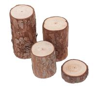 Hemobllo Lot de 4 Souches en Naturelles pour Hamster Décoration de Cage Habitat Confortable et Sain pour Animaux de Compagnie Accessoires en Compact et Pratique