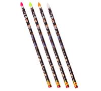 Hemobllo Lot De 4 Stylos à Strass Pour Nail Art Auto-adhésifs, Couleurs Jaune Blanc Rose Fluo Vert, Outil De Pointillage Compact Polyvalent Pour Manucure Diy Et Salons Professionnels