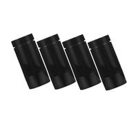 Hemobllo Lot De 4 Tubes Vides Antitranspirants 30g Noirs Format Voyage Rechargeables Polyvalents Pour Déodorant Stick à Lèvres Usage Quotidien Cosmétique