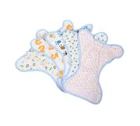 Hemobllo Lot de 5 Couches Lavables en Coton Doux Imprimées pour -nés et Tout-petits, Culottes D’apprentissage Réutilisables Anti-fuite, Confort et Écologiques