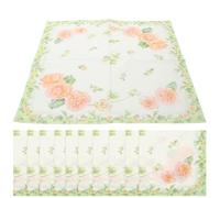 Hemobllo Lot de 5 Paquets de 100 Serviettes en Papier Décoratives de Rose 20 Feuilles par Paquet Serviettes à Cocktail pour Mariage Banquet et Événements Papier Jetable