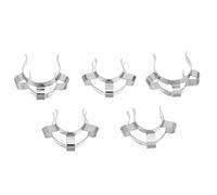 Hemobllo Lot de 5 Pinces de Laboratoire en Acier Inoxydable 14 pour Support de Trépied Fixation Sécurisée pour Bécher et Tubes à Essai Accessoires de Chimie Polyvalents et Solide