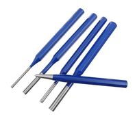 Hemobllo Lot de 5 Poinçons Cylindriques en Acier Chrome-Vanadium Outil de Perçage Solide pour Travail du Bois et Usage Professionnel Poinçon Central Robuste et Traité Thermiquement
