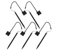 Hemobllo Lot de 5 Stylets Résistifs pour Écran Tactile 70 avec Cordon à Ressort Anti-Perte et Socle Fixe Stylo pour Terminal de Point de Vente Usage Professionnel et Navigation Tactile