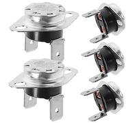 Hemobllo Lot De 5 Thermostats De Sèche-linge 250v 16a 185℉ Fusibles Thermiques Professionnels Pour Appareils Électroménagers, Protection Surchauffe Et Surintensité, Élément Chauffant De Remplacement