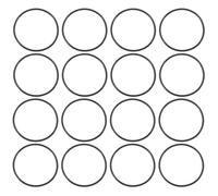 Hemobllo Lot de 50 Elastique Bracelet en Silicone Noir Surface Lisse, Confortable à Porter, comme Bracelets de Bricolage pour Festivals de Musique