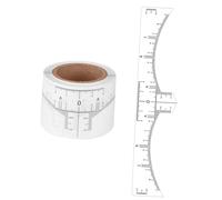 Hemobllo Lot De 50 Règles Transparentes De Positionnement Sourcils Universelles, Outil De Mesure Et Cartographie Professionnelle, Accessoire Maquillage Pour Femmes, Compatible Microblading Et Tatouage