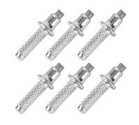 Hemobllo Lot de 6 Embouts de Rechange en Acier à Haute Teneur en Carbone pour Bâtons de Randonnée, Embouts Antidérapants en Carbure, Accessoires Solide pour Trekking et Alpinisme