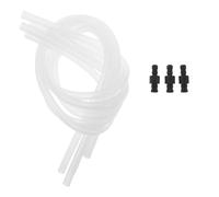 Hemobllo Lot de 6 Tuyaux en Silicone Transparent pour Mousseur à Lait de de Rechange avec 3 Adaptateurs Compatibles Machines à Café Expresso Accessoires pour Préparation de Lait Mousseux à