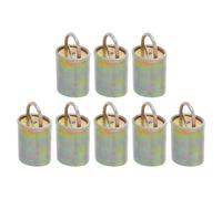 Hemobllo Lot de 8 Cloches en Fer et Métal pour Chèvres et Moutons Taille Moyenne Résistantes aux Intempéries Clochettes Bruyantes pour Pâturage et Élevage en Plein Air