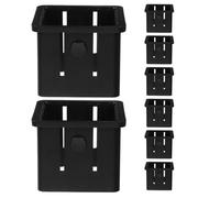 Hemobllo Lot de 8 Manchons Coulissants Carrés Creux 50 à 40 Mm, Inserts Tubulaires pour Équipements de Fitness, Connecteurs de Tube Creux, Protection Antichoc pour Appareils de