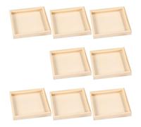 Hemobllo Lot de 8 Plateaux de Tri pour Puzzles en Bois, Accessoires pour Puzzles 3D à 6 Faces, Déplacement Facile, Garçon et Filles et Familles