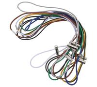 Hemobllo Lot de 9 Bandes Élastiques Réglables 70 Cm pour Paquet Poubelle, Sangles Extensibles en Caoutchouc pour Poubelles la Cuisine et Bacs à Litière, Fixation Sécurisée pour Usage