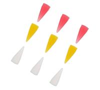Hemobllo Lot De 9 Têtes De Cire De Remplacement Pour Nail Art, Stylo Cure-ongles 3 Couleurs, Outils Précis Pour Décoration D’ongles, Accessoires Professionnelles Pour Pose De Strass